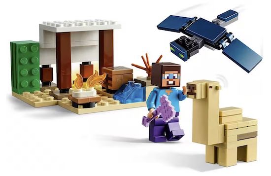 🛖 LEGO Minecraft Steves Wüstenexpedition Spielzeughaus für 4,29€ (statt 7€)   Prime