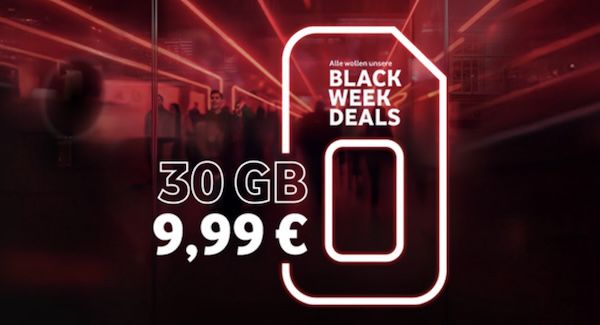 🔥 Vodafone CallYa Allnet Flat S mit 30GB LTE/5G für 9,99€ je 4 Wochen + 30€ Bonus