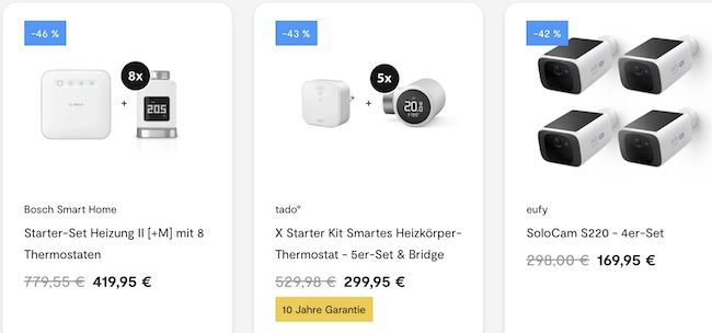💡 Tink Black Friday Pre-Sale - z.B. 6x Eve Energy Matter für 189,95€ (statt 220€) 💡 Tink Black Friday Pre Sale z.B. 6x Eve Energy Matter für 189,95€ (statt 220€)