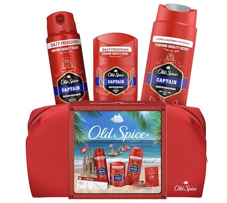 👝 Old Spice Reisetasche inkl. Captain Deos und Duschgel für 9€ (statt 16€)