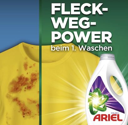 🧺 100 WL Ariel Flüssigwaschmittel Color+ für 18€ (statt 25€)