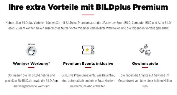 ➡️🔥 1 Jahr BILDplus für 19,99€ (statt 80€) - oder Premium 4,99€ mtl. ➡️🔥 1 Jahr BILDplus für 19,99€ (statt 80€) oder Premium 4,99€ mtl.