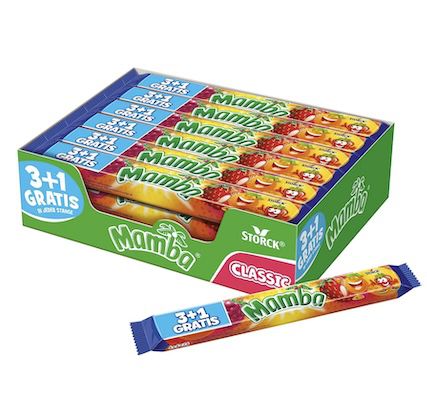 🍓🍋 24er Pack Mamba Stange mit Fruchtgeschmack für 14,99€ (statt 24€)