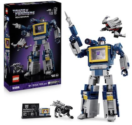 🤖 LEGO Icons Transformers Soundwave Set für 119,99€ (statt 133€)