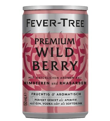 🥂 8x Fever-Tree Premium Wild Berry aus Himbeeren und Rhabarber für 4,49€ (statt 5,29€)