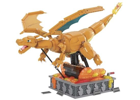 🐉 MEGA Pokémon Actionfigur Bewegliches Glurak (28 cm) für 44,99€ (statt 64€)