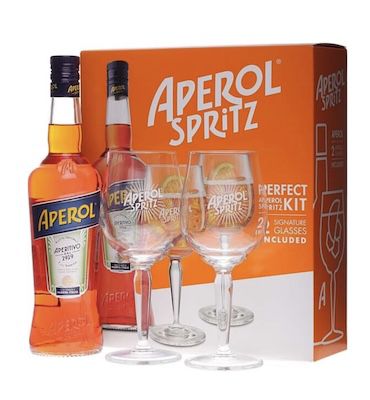 🧡 Aperol Aperitivo Geschenkset (Aperol mit 2 Gläser) für 26,99€ (statt 38€)