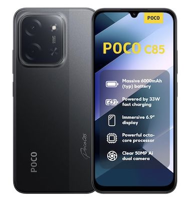 📱 Poco C85 mit 128GB für 81,28€ (sattt 95€)
