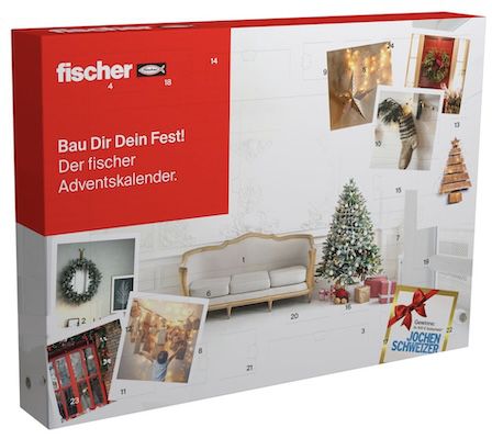 🔧 fischer Adventskalender (2025) mit 145 Teilen für 47,99€ (statt 59€)