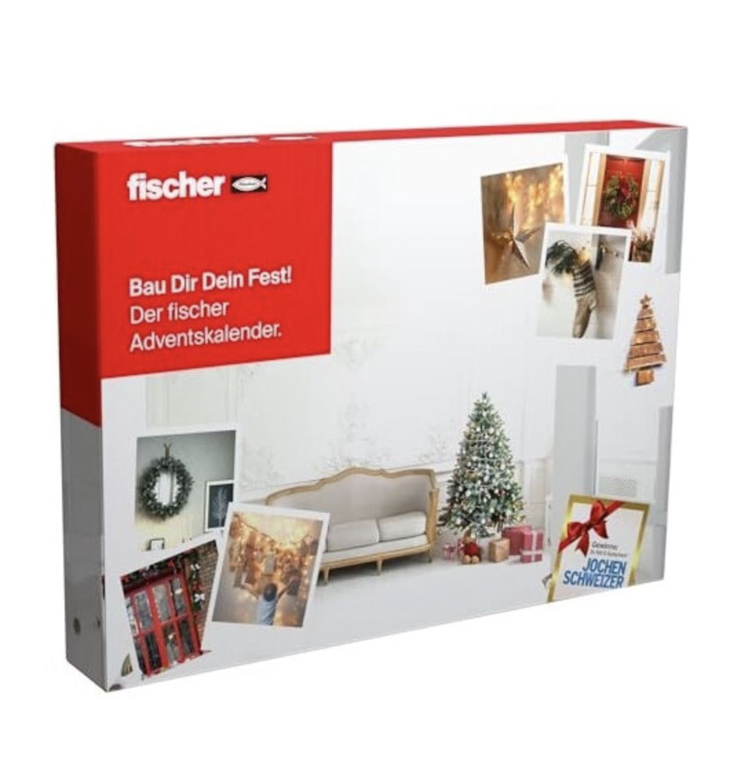 🔧 fischer Adventskalender (2025) mit 145 Teilen für 47,99€ (statt 59€)