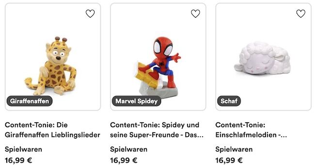 🎶 Thalia: 20% Rabatt auf Tonie Figuren + keine Versandkosten