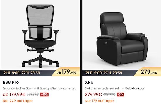 🚀 Flexispot Black Week Sale - z.B. E8 Schreibtischgestell für 279,99€ (statt 430€) 🚀 Flexispot Black Week Sale z.B. E8 Schreibtischgestell für 279,99€ (statt 430€)