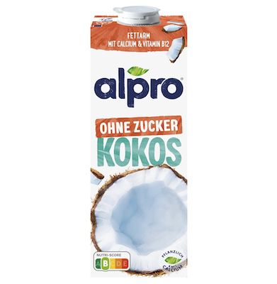 🥥 8x 1 L Alpro Kokosnussdrink ohne Zucker für 17€ (statt 22€)
