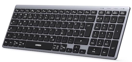 ⌨️ UGREEN Bluetooth Tastatur mit ultra slim Design für 29,74€ (statt 41€)