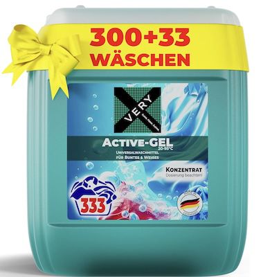 🧺 10L VERY Universal Waschmittel Flüssig Gel für 17,97€ (statt 24€)