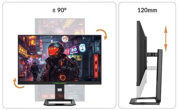 🖥️ TITAN ARMY P2710S   27 Zoll QHD Monitor mit 240 Hz für 179€ (statt 209€)