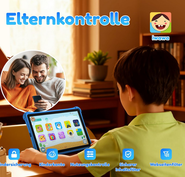 📑 ALLDOCUBE Kinder Tablet 10 Zoll Android 15 für 69,99€ (statt 120€)