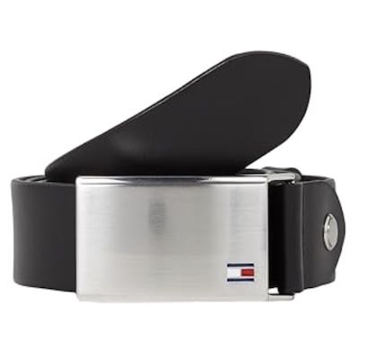 👖 Tommy Hilfiger Adjustable Logo Plaque Belt Ledergürtel für 20,57€ (statt 32€)