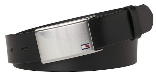 👖 Tommy Hilfiger Adjustable Logo Plaque Belt Ledergürtel für 20,57€ (statt 32€)