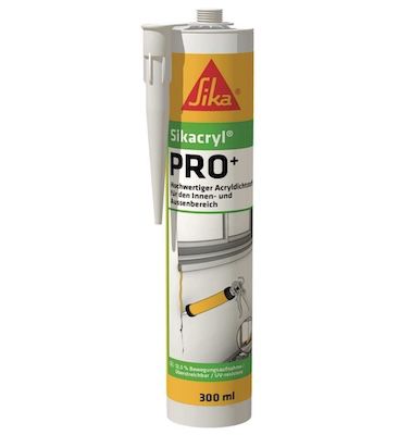 👷‍♂️ Sikacryl PRO+ Weiß Acryldichtstoff für 3,48€ (statt 5€) – Prime