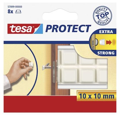 🚪 8x tesa Protect Schutzpuffer, quadratisch, weiß für 2,73€ (statt 4€)