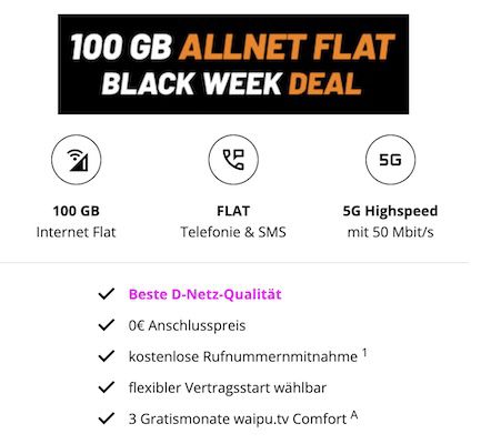 🥇 Preis/Leistungs Sieger? 📱 Telekom Allnet mit 100GB 5G für nur 14,99€ mtl.