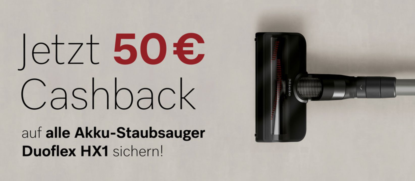 🧹 Miele Duoflex HX1 Stielsauger mit Multifloor Bürste für 199€ (statt 269€) + 50€ Cashback