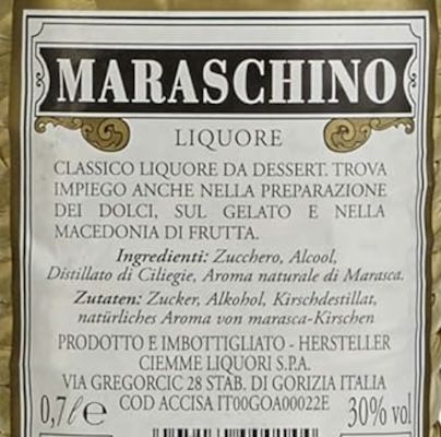 🥴 Ciemme Maraschino süßer Likör 30% Vol. für 10,99€ (statt 18€) 🥴 Ciemme Maraschino süßer Likör 30% Vol. für 10,99€ (statt 18€)