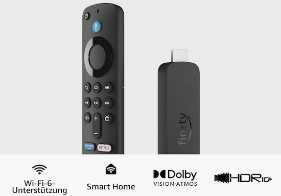 📺 Amazon Fire TV Stick 4K Plus mit Dolby Vision/Atmos für 29€ (statt 34€)
