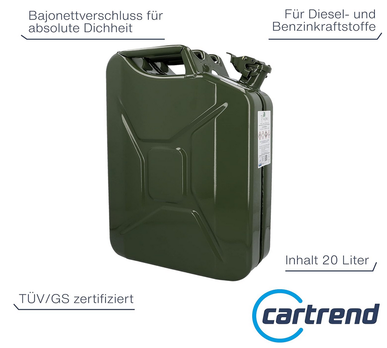 ⛽ Unitec 73855 Metall Benzinkanister 20l für 19,99€ (statt 32€) ⛽ Unitec 73855 Metall Benzinkanister 20l für 19,99€ (statt 32€)