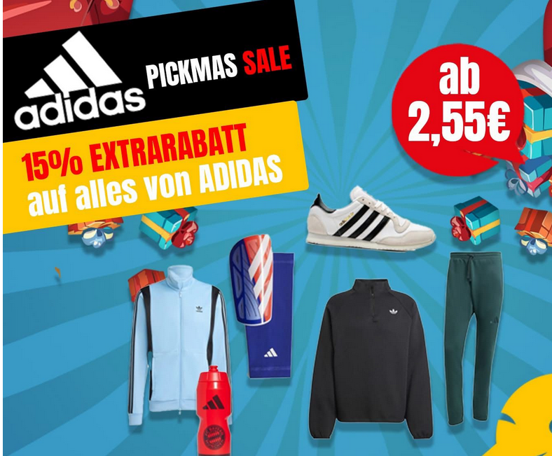 👟 🩳 adidas Weekend Sale +15% extra Rabatt z.B. Adidas Daily Cap ab 7,99€ (statt 17€)