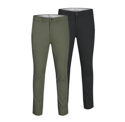 👖 2er Pack Jack & Jones Male Slim Fit Chino Hosen ab 26,95€ (statt 42€)