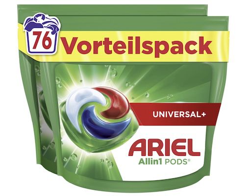 🧺 Ariel Universal+ All-in-1 Pods (76 WL) ab 15,99€ (statt 25€) 🧺 Ariel Universal+ All in 1 Pods (76 WL) ab 15,99€ (statt 25€)