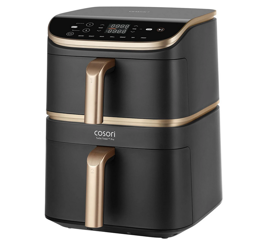 🍟 COSORI DDER Turbo Tower Pro 10,8L – Doppelkammer übereinander für 249€ (statt 344€)
