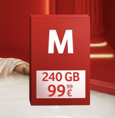 📱 Vodafone CallYa Jahrestarif mit 240GB 5G für 99,99€ + 10€ Bonus