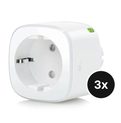 🔌 3x Eve Energy (Matter) Smarte Steckdose für 86,95€ (statt 105€)