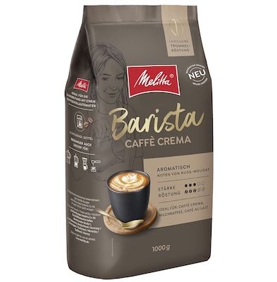 ☕️ 1kg Melitta Barista Crema ganze Bohnen, Stärke 3 ab 12,59€ (statt 16€)