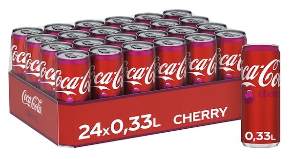 🍒 24x Coca-Cola Cherry, 330 ml ab 10,69€ (statt 24€) - 0,45€/Dose! 🍒 24x Coca Cola Cherry, 330 ml ab 10,69€ (statt 24€) 0,45€/Dose!