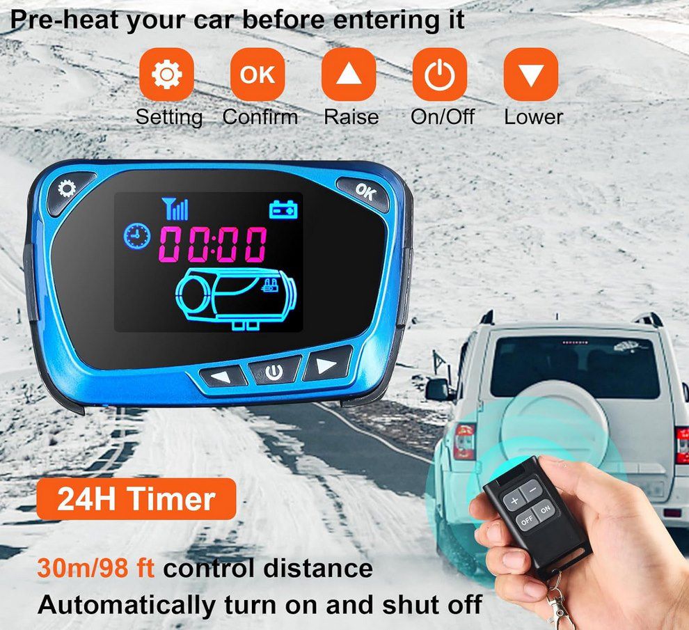 🥵 VEVOR Dieselheizung 8KW 12/24V mit LCD & Fernbedienung für 66,51€ (statt 102€) 🥵 VEVOR Dieselheizung 8KW 12/24V mit LCD & Fernbedienung für 66,51€ (statt 102€)