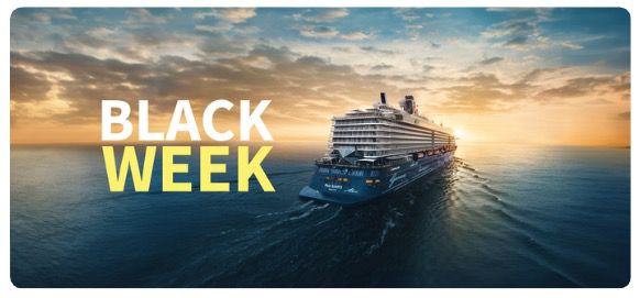 🚢 TUI Cruises Mein Schiff Black Week ☀️ Mittelmeer, Westeuropa, Event  und Transreisen