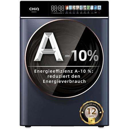 👕 CHiQ CW106581AX Waschmaschine mit LED-Screen & 10kg für 337,49€ (statt 450€)