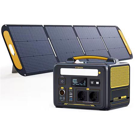 🔌 VTOMAN JUMP 600X Powerstation + VS200 Solarpanel für 329,32€ (statt 490€)