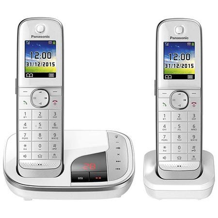 📞 Panasonic KX-TGJ322GW Duo Telefon mit Anrufbeantworter für 69,99€ (statt 80€)