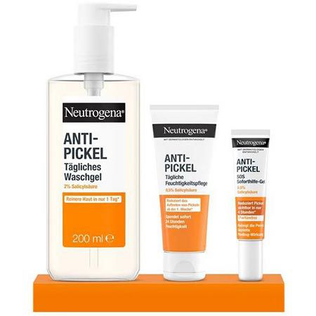 🧴 Neutrogena Anti-Pickel Set mit Waschgel, Creme & Gel ab 8,99€ (statt 13€)