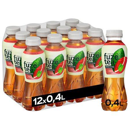 🥤 12er Pack Fuze Tea Schwarzer Tee Wassermelone Minze Zero ab 7€ (statt 14€)