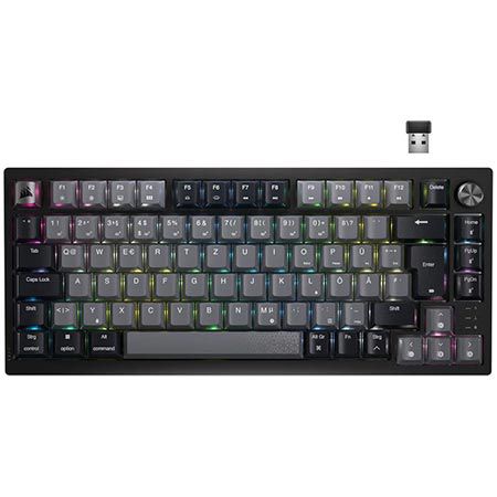 ⌨️ Corsair K65 Plus Wireless 75% RGB Mechanische Gaming-Tastatur für 109,99€ (statt 134€)