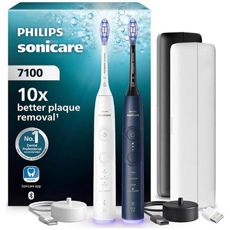 🪥 2er Set Philips Sonicare 7100 Elektrische Zahnbürste mit App für 159€ (statt 214€)