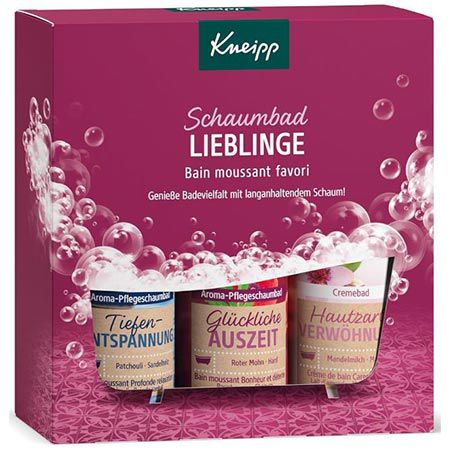 🛀 3er Pack Kneipp Geschenkset Schaumbad Lieblinge, je 100ml ab 4,31€ (statt 6€)