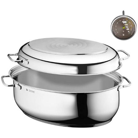 🍖 WMF Bräter mit Induktionsdeckel + Thermometer, 8,5L für 101,68€ (statt 115€)