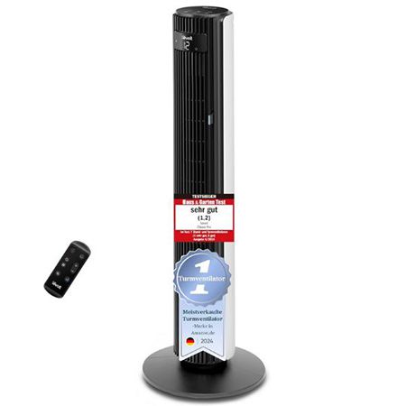 💨 Levoit LTF-F422-WEU Turmventilator mit 4 Modi & 12 Stufen für 79,99€ (statt 100€)